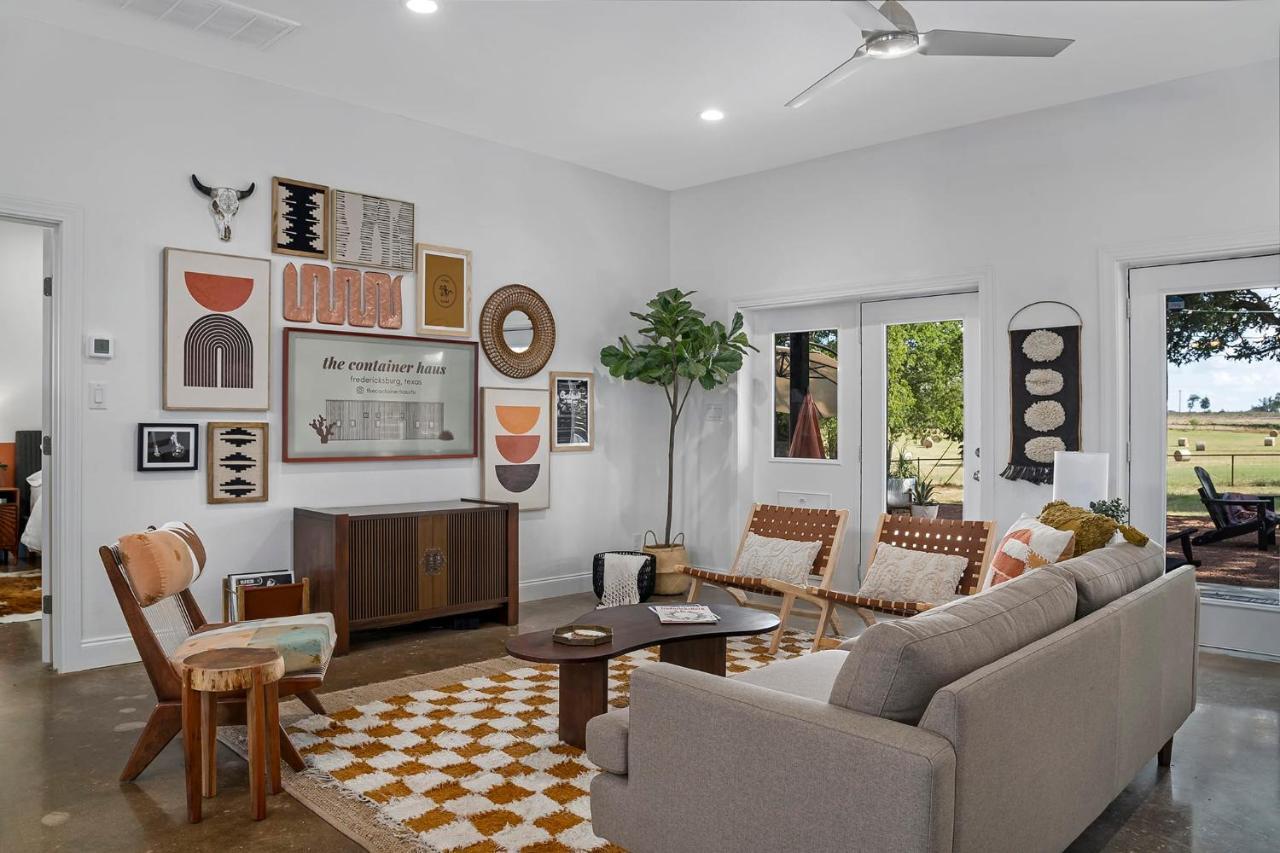 Vila Container Haus Pet Friendly With Cowboy Pool Fredericksburg Exteriér fotografie
